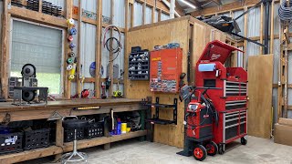 More shop upgrades. New equipment and storage setup