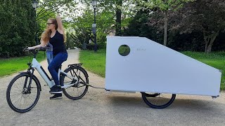 Fahrrad Wohnwagen Martha eBike Trailer is A Downsized RV for Cyclists