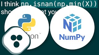 Fast check for NaN in NumPy