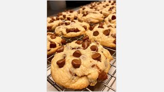 The most SOFT & CHEWY chocolate chip cookies you will EVER make! #shorts