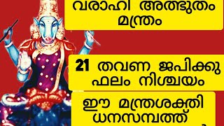 സർവ്വം വരാഹിമയം ഈ ഒരു മന്ത്രം നിങ്ങളുടെ ജീവിതത്തിൽ ഒത്തിരി മാറ്റങ്ങൾ ഉണ്ടാകും, watch this video.like