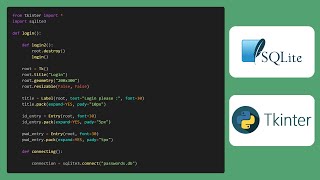 Login window in python (Tkinter, Sqlite3) - ASMR 1, no talking