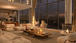 Rainy Bliss in the City - Elevate Your High-rise Living with Cozy Jazz Serenity | Work, Sleep,Lounge