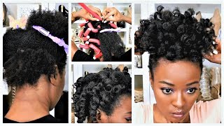 4c Short Natural Hair Flexi Rod Take Down Fail Mary Elizabeth
