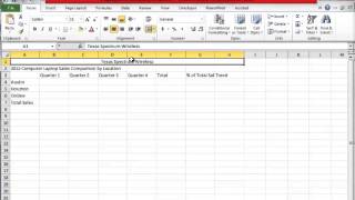 Excel - 1G Sales Comparison