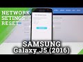 How to Restore Network Settings in SAMSUNG GALAXY J5 (2016) - Restore Network Settings