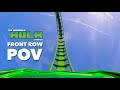 The Incredible Hulk Coaster | Official Ride POV