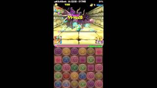 【パズドラ】女神降臨！4体抜かしホルス×ラー【ノーコン】