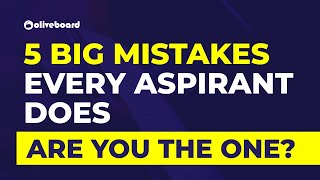 5 Big Mistakes That Every Aspirant Does? | Bank Exam Preparation | SBI Clerk | SBI PO | IBPS PO