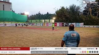 ANANDESHWAR SKYKINGS vs RUDRA CHALLENGERS Live Cricket Match | EGPL Season-1 Live - Emerald Green Ka