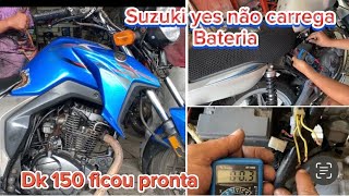 Suzuki yes não carrega bateria , como encontrar o defeito?