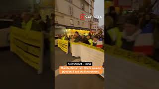 Manifestation des Gilets Jaunes à Paris pour les 6 ans du mouvement. #giletsjaunes