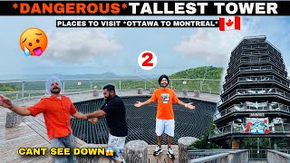 Dangerous *TALLEST TOWER* CANADA 🇨🇦 PLACES TO VISIT IN MONTREAL 😍