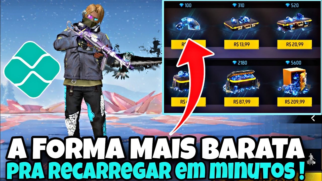 COMO RECARREGAR DIAMANTE NO FREE FIRE ATUALIZADO 2024 ! COMO COMPRAR ...