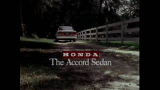 1988 Honda Accord Sedan Commercial