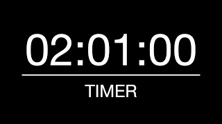 2 Hours 1 Minutes Timer/Countdown with Alarm - 121 Minutes