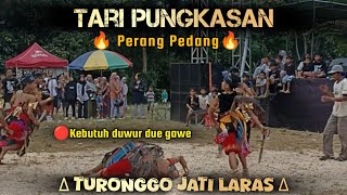 Perang pedang🔥tari pungkasan || janturan ebeg turonggo jati laras AUDIO GLEERR MANTAP‼️