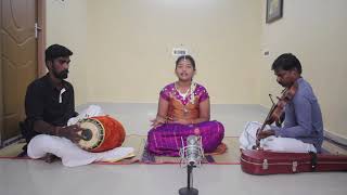 Carnatic recital by Mohana @Ideal Academy,Porur