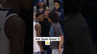 Anthony Edwards & The Timberwolves steal game 1 in Denver! 🔥😤| #Shorts