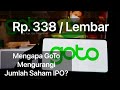 Mengapa GoTo Mengurangi Saham IPO?