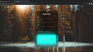 JavaScript Project || Fancy Grade Calculator || JavaScript