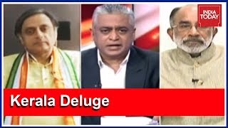 Kerala Fights Flood Beyond Political Differences : Tharoor & KJ Alphons | News Today With Rajdeep Kerala Fights Flood Beyond Political Differences : Tharoor & KJ Alphons | News Today With Rajdeep
