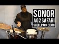 Sonor AQ2 Safari Set Shell pack demo on Kwesi's Corner | Drumshack London