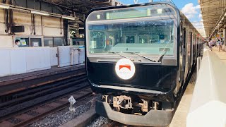 E235系トウ15編成　ブラックフェイス　東京・品川方面行き　上野駅発車