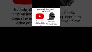 Completely Dead Inside Starter Pack Meme Shorts