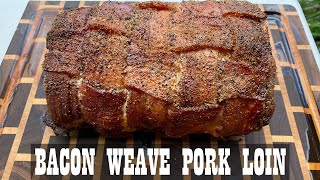 Bacon Weave Pork Loin #Shorts