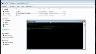 Batch Script to Compile and Run Java Program
