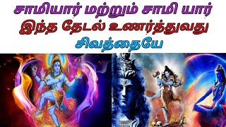 சாமியார் மற்றும் சாமி யார் இந்த தேடல் உணர்த்துவது சிவத்தையே