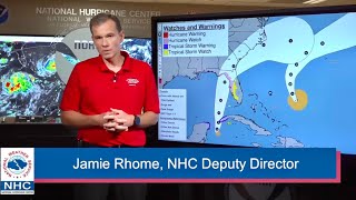 Tropical AM Update from the NHC in Miami, FL (August 27, 2023)
