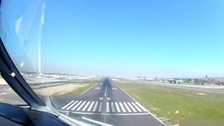 Approach and Landing runway 05 at istanbul ataturk airport