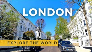 🇬🇧 London Walking Tour | Kensington Spring Tour - Hyde Park | England, UK | 4K video 60fps
