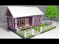 CARA MEMBUAT RUMAH SEDERHANA DARI KARDUS & KERTAS #019 #miniature   #diyprojects  @sudarlan02