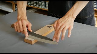 How to Hone on a Leather Strop | Tosho Knife Arts