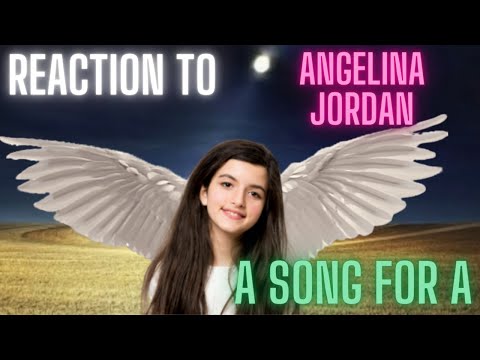 Reaction To Angelina Jordan A Song For A Audio Only Youtube