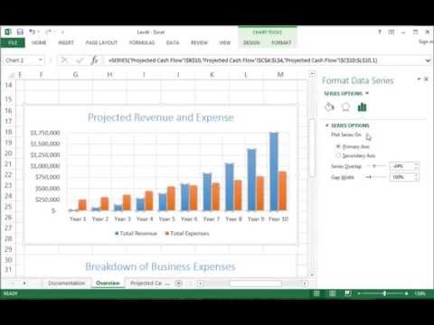 417 Changing Column Width in Chart in Excel - CIS 101 417 Changing Column Width in Chart in Excel - CIS 101