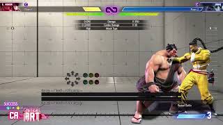 E. Honda Mix Up - Street Fighter 6 - Sumo Dash: Triple Slap Corner Oki