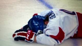 Zack Kassian blindside hit on Petr Senkerik // Canada vs Czech Republic WJHC