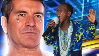 Golden Buzzer : All the judges cried when he heard the song goodness of God incr