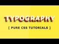Css Text Layers Typography - Css Hover Effects - Html5 Css3 Tutorials