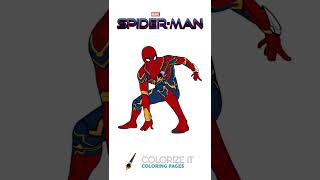 Spiderman coloring book | Spider-Man coloring page
