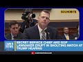 heated exchange between pat fallon and secret service director rowe dawn news english