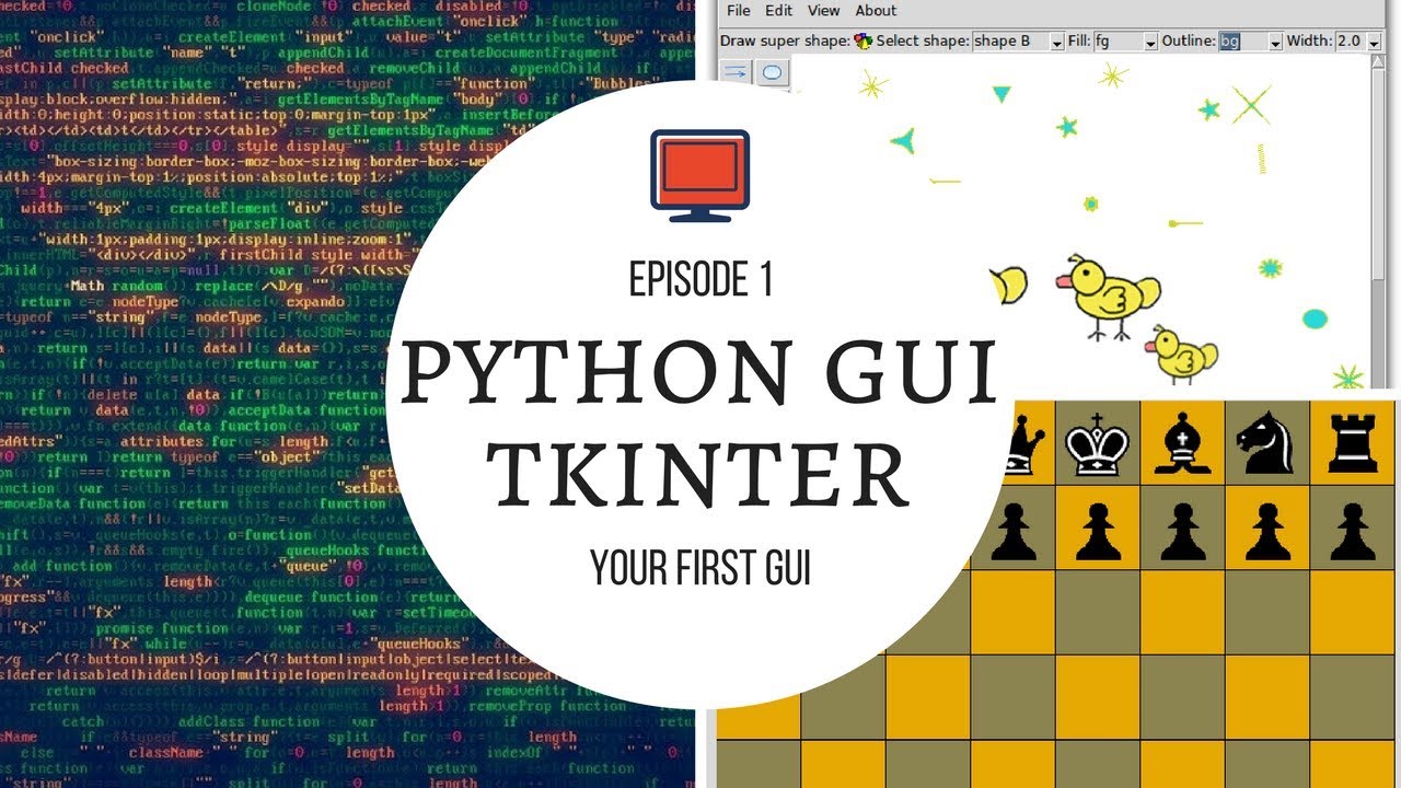 Python GUI Tkinter Tutorial [#1] - Creating Your First GUI - YouTube