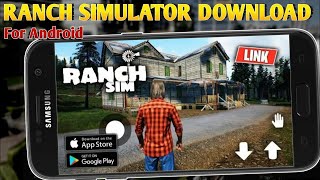 How to download ranch simulator on android • download ranch simulator for android