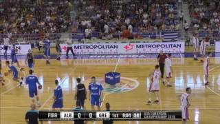 17/07/2016 18.45 ALB-GRE FIBA U20, Chalkida, Greece (N-Stad)