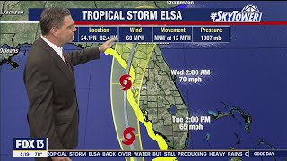 Tropical Storm Elsa forecast: Tuesday morning update