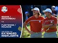 Woods & DeChambeau vs Fleetwood & Molinari | Extended Highlights | 2018 Ryder Cup